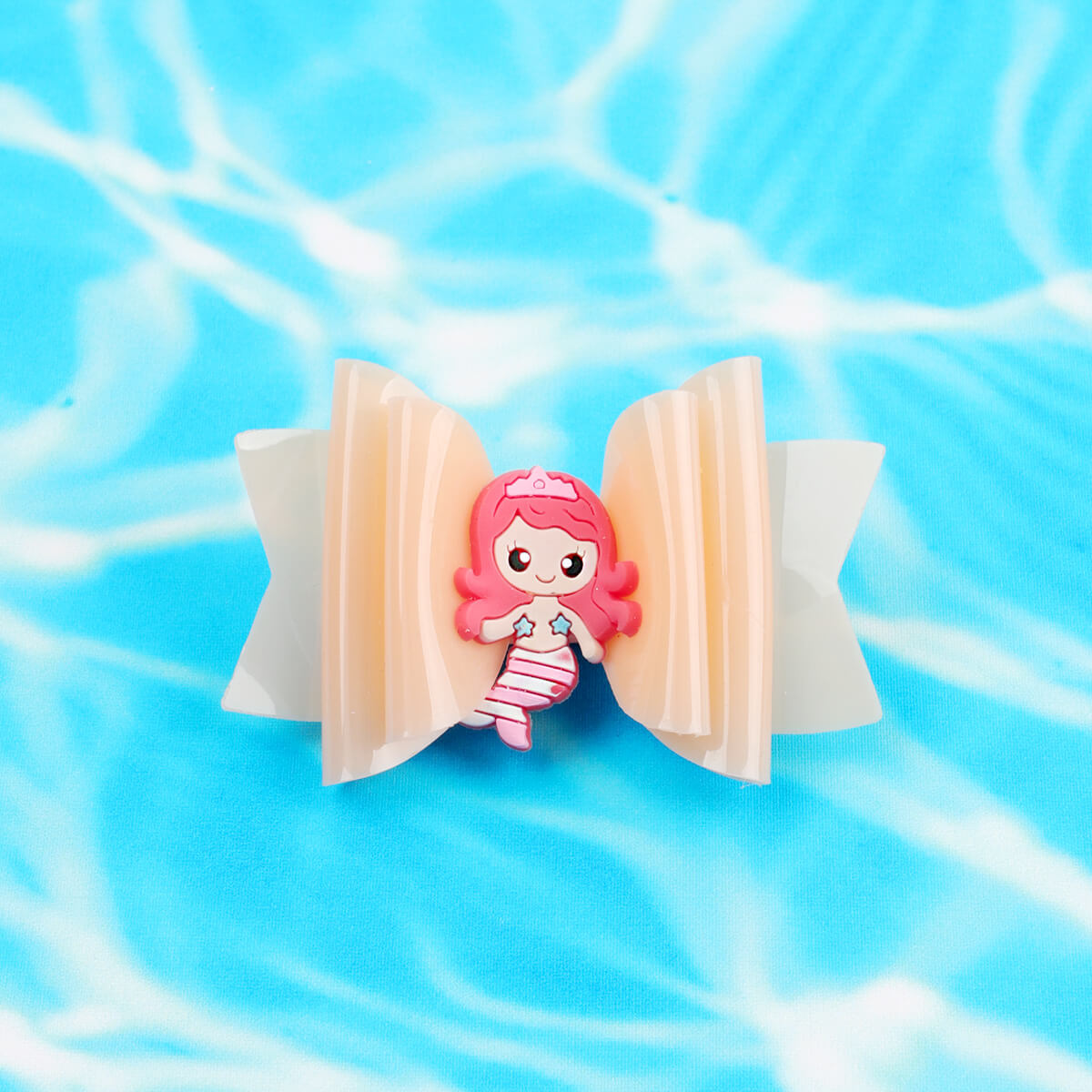 30Pcs Pool Bows Mermaid Jelly Hair Bows