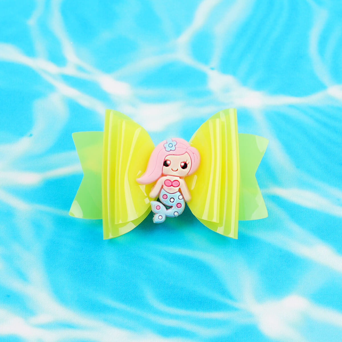 30Pcs Pool Bows Mermaid Jelly Hair Bows