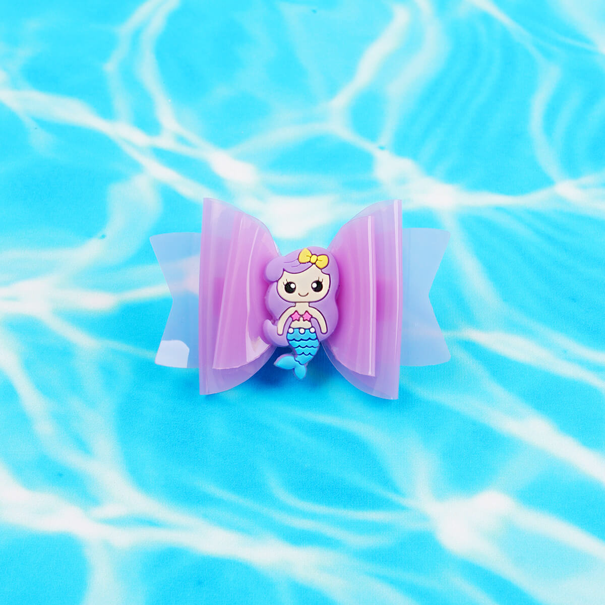 30Pcs Pool Bows Mermaid Jelly Hair Bows