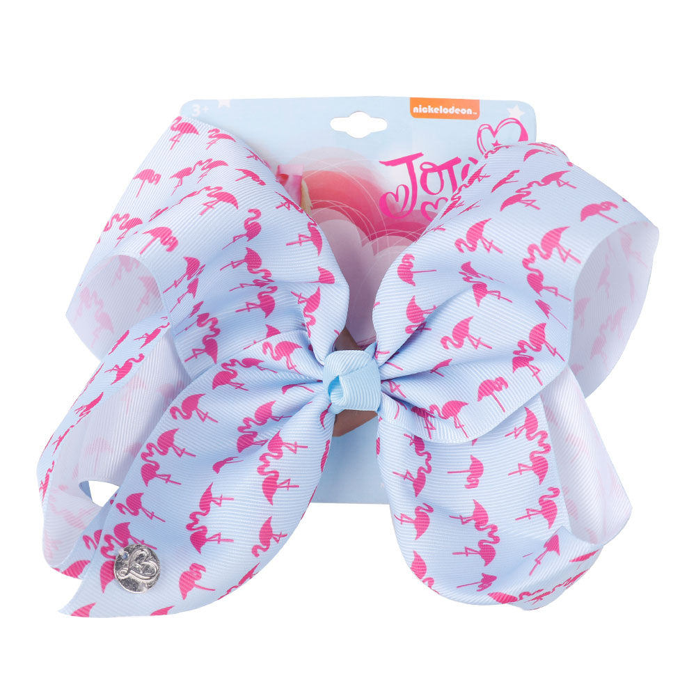 Flamingo Printed Jojo Hair Bows