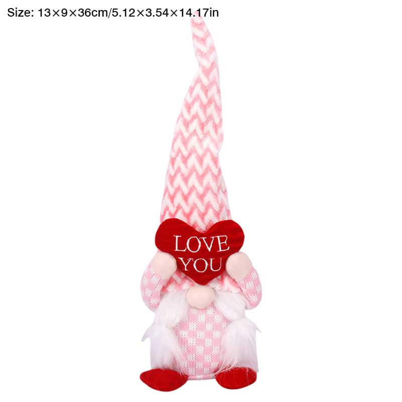 Valentine's Day Faceless Doll Small Ornament