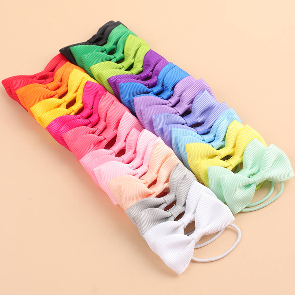 40PCS Mini Bowknot Hair Ropes