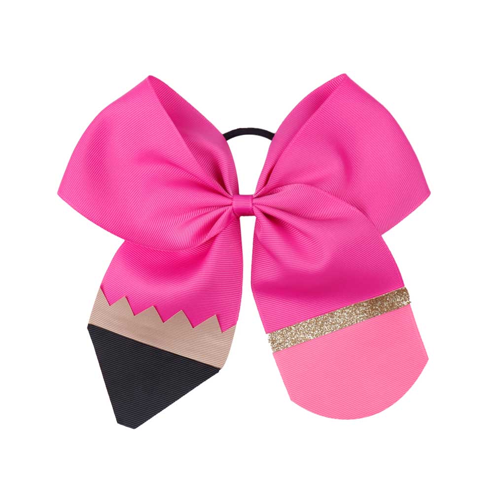 Back to School Pencil Cheer Bows