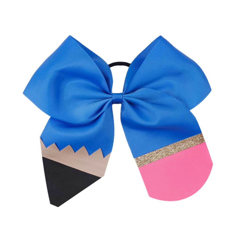 Back to School Pencil Cheer Bows