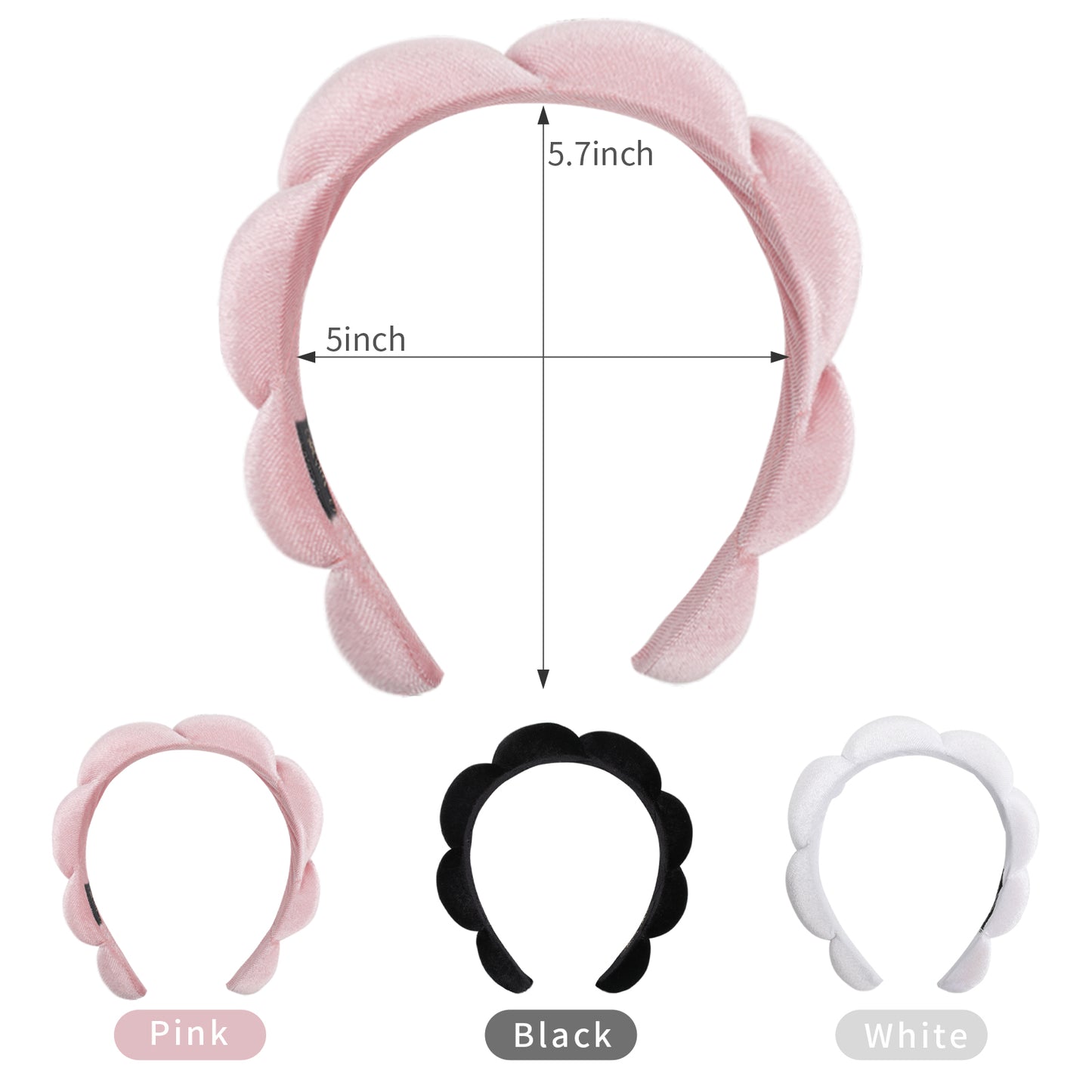 Spa Headbands for Women Cloud Velvet Headbands