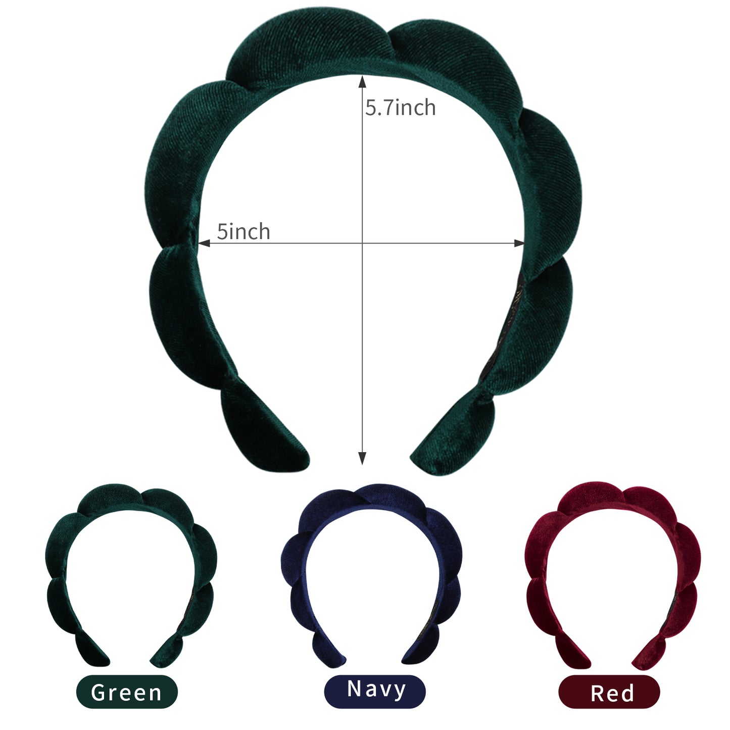 Spa Headbands for Women Cloud Velvet Headbands