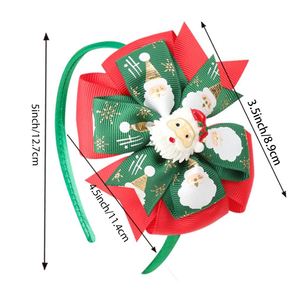 Christmas Gold Snowflake Headbands