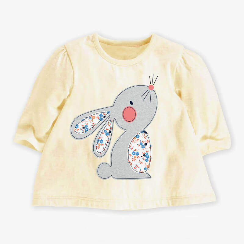 Cartoon Pattern Girl Autumn Suit