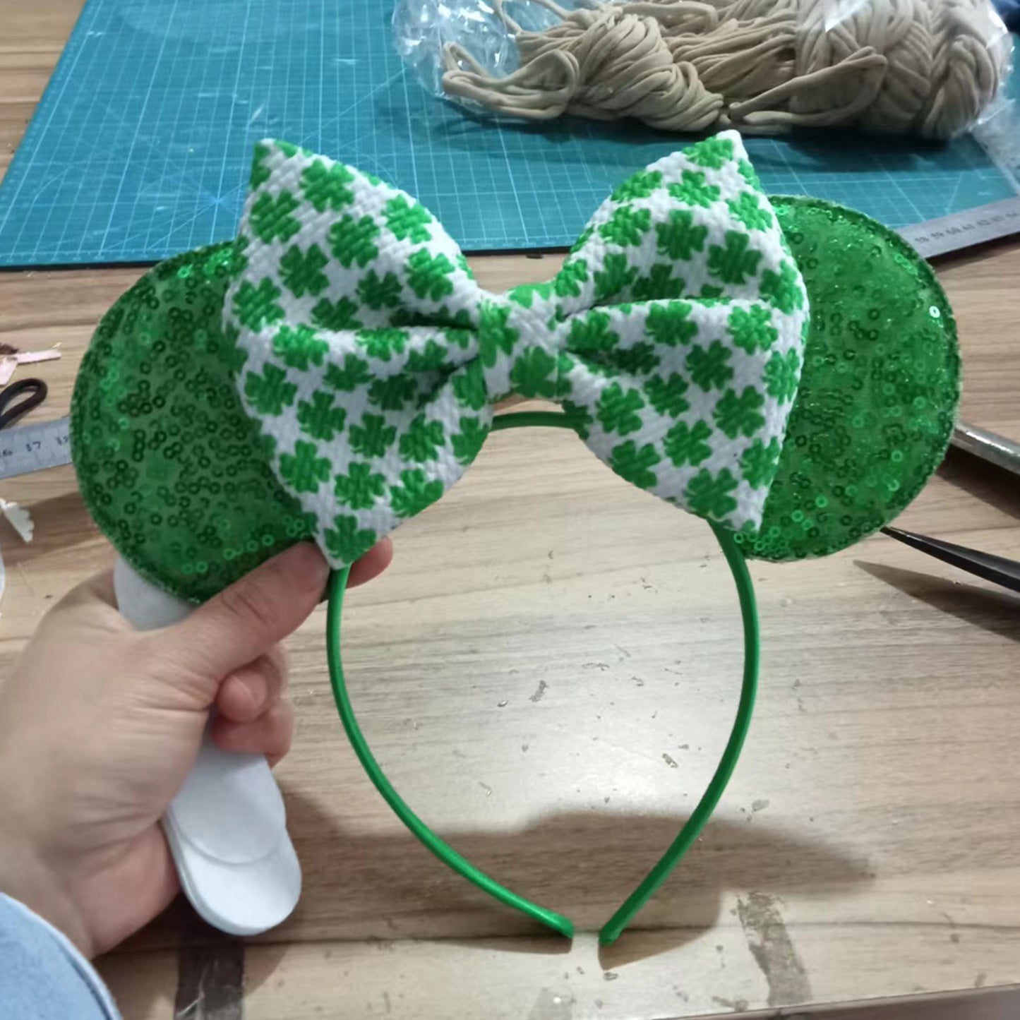 Customized St Patrick Day Girl Headbands