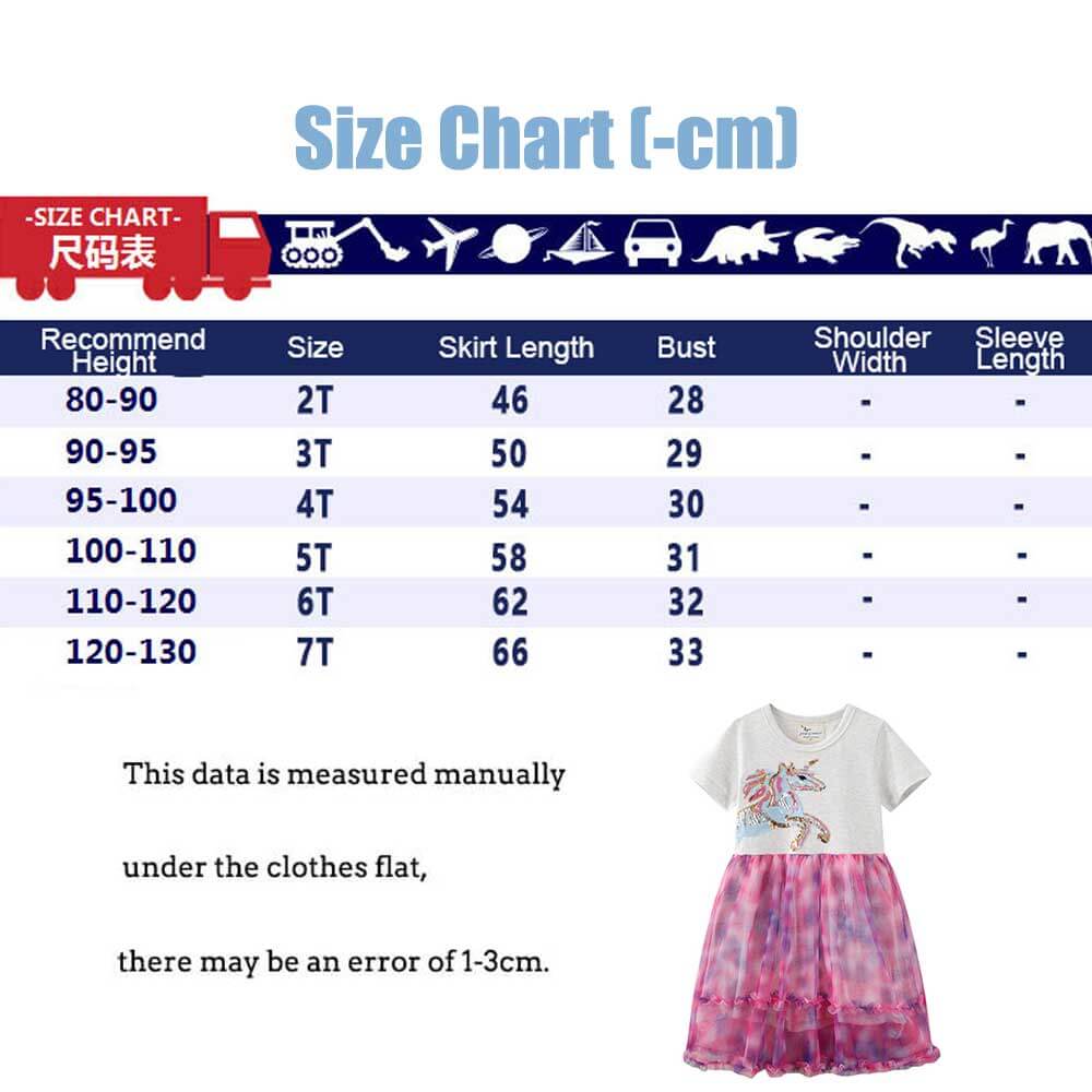 Sequin Unicorn Gradient Tulle Dress