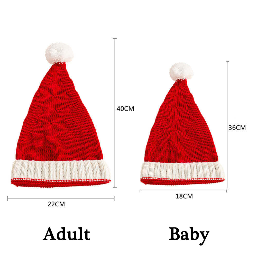 Christmas Red Knitted Hat