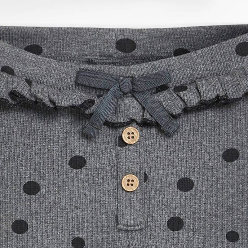 Cartoon Unicorn Polka Knitted Suit