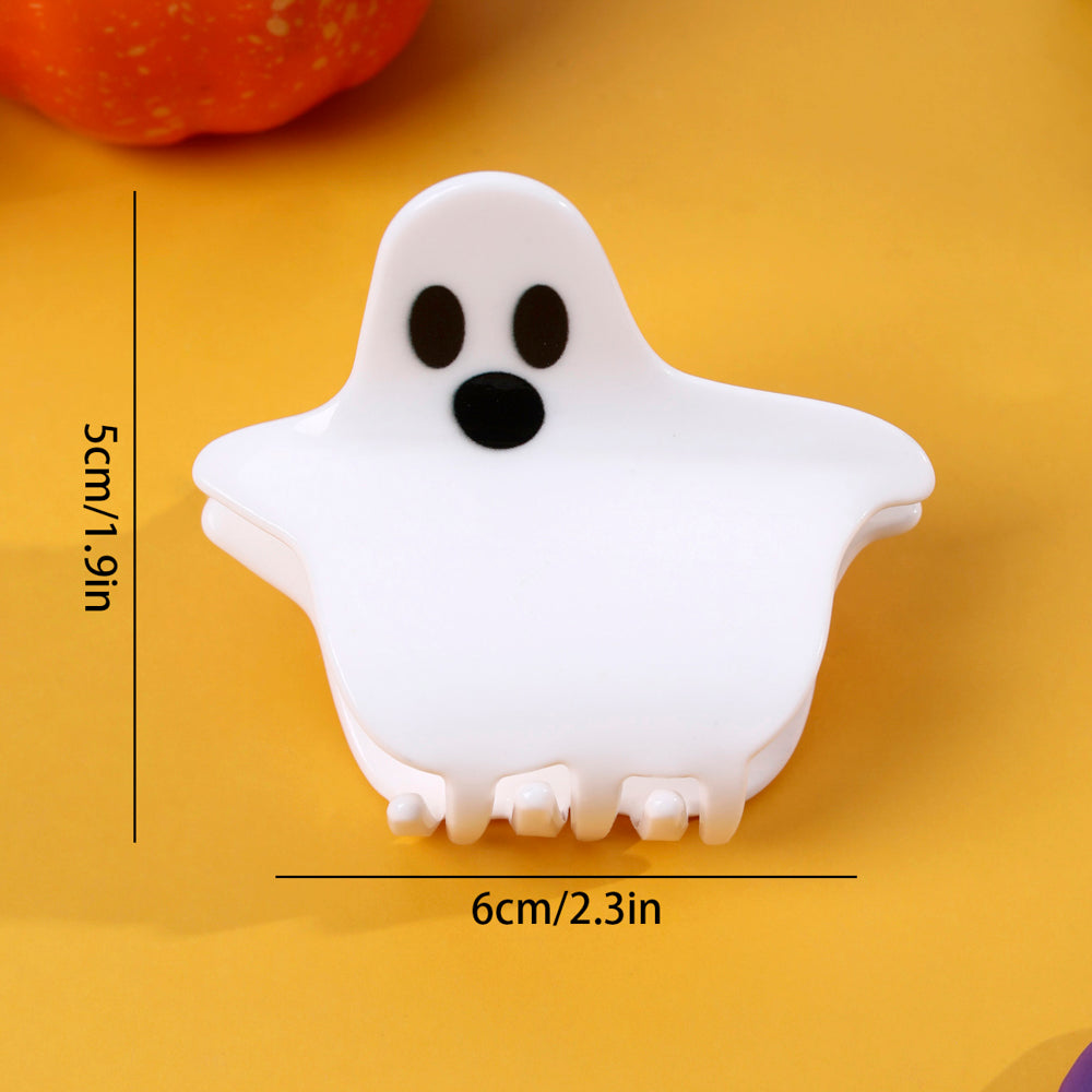 Halloween Ghost Hair Claw Clips