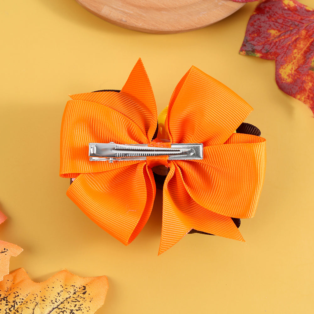 Thanksgiving Handmade Turkey Hair Bows