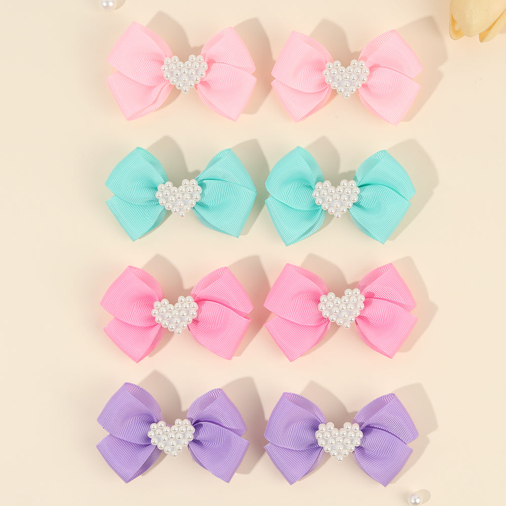 3.2" Solid Color Hair Bows