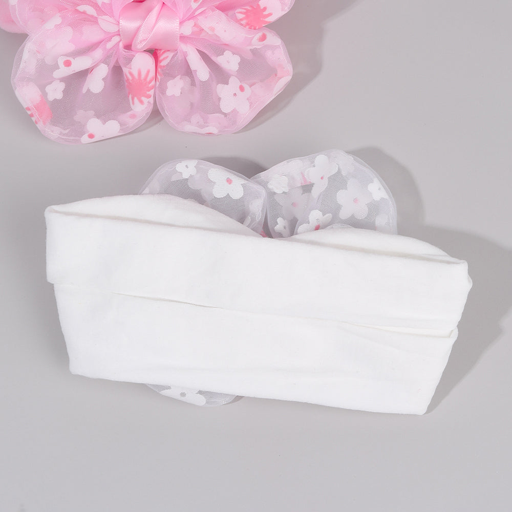 Baby Bow Knot Elastic Hairband Flower Infant Headband for Baby