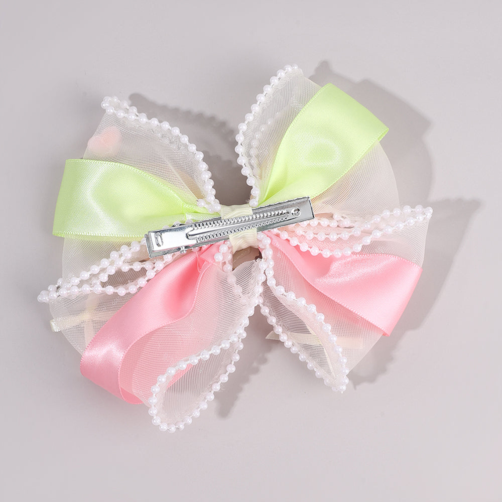 Princess Girls Lovely Boutique Bow Knot Clip Pastel Gift Hair Accessories Baby