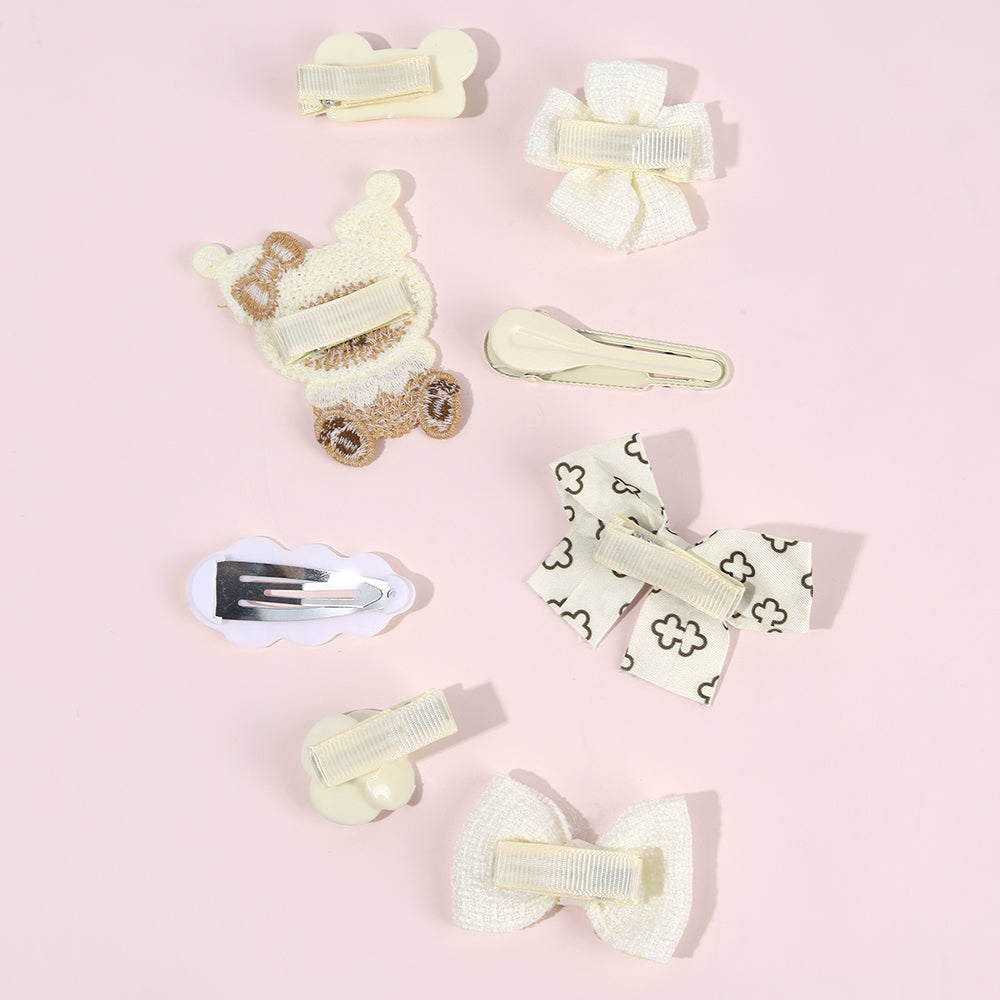 8Pcs Cartoon Princess Hair Clip Set for Girls Kids