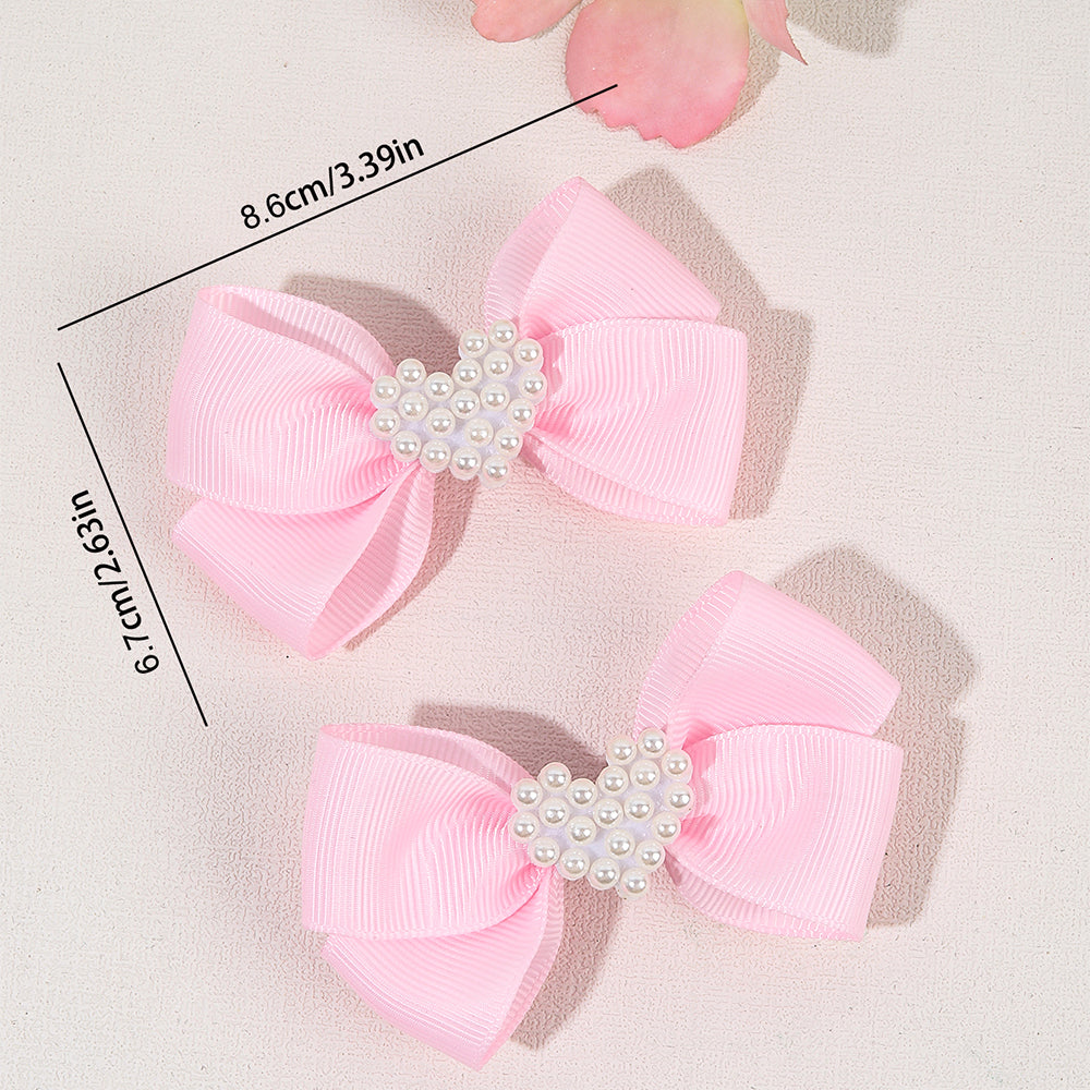 3.2" Solid Color Hair Bows