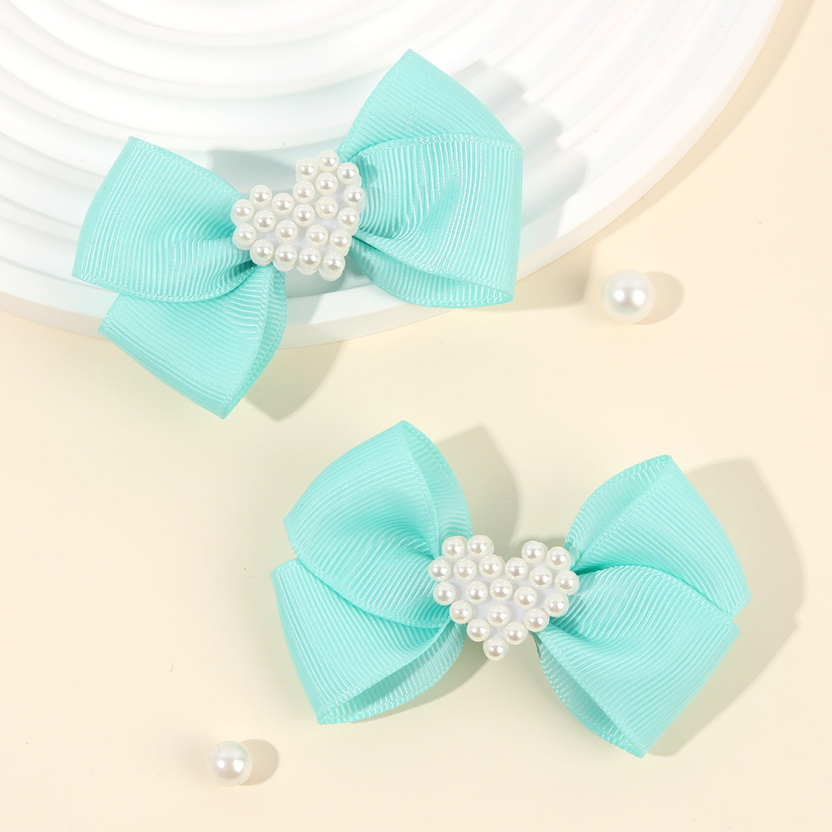 3.2" Solid Color Hair Bows