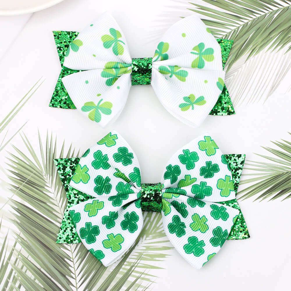St. Patrick's Day Hair Clips