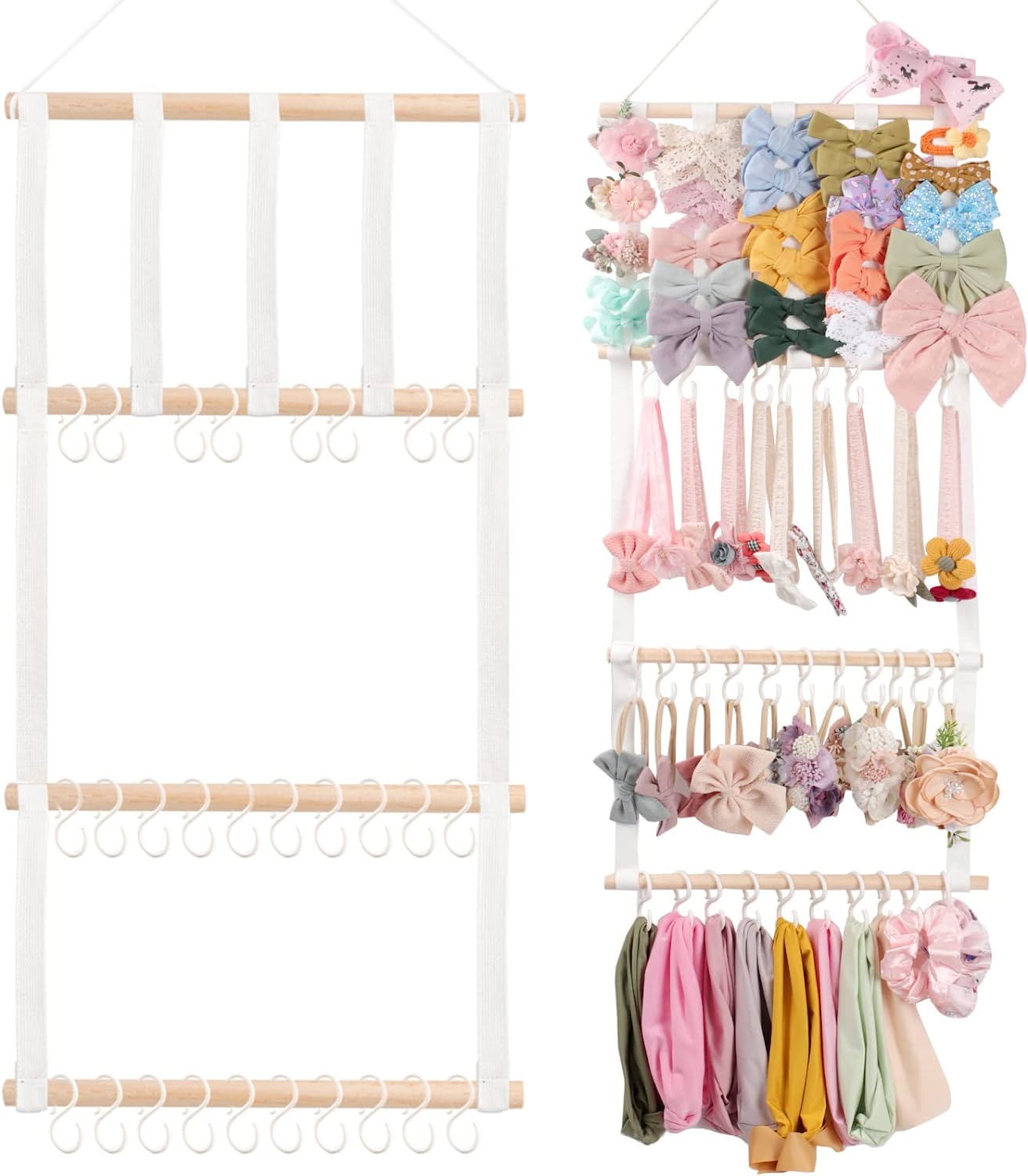 Pretty Hair Bows Holder Headbands Organizer