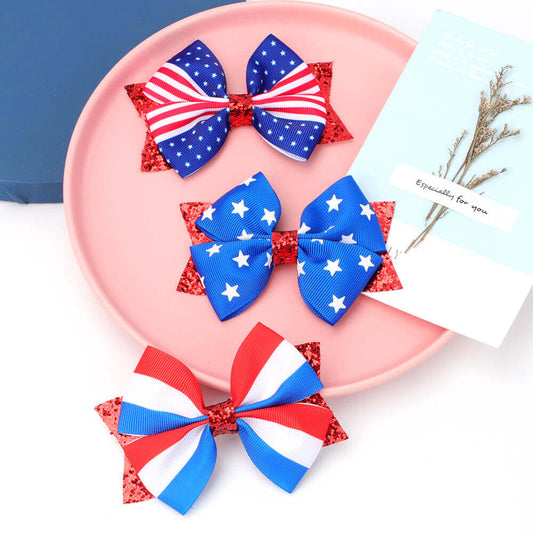 4th of July Hair Bows