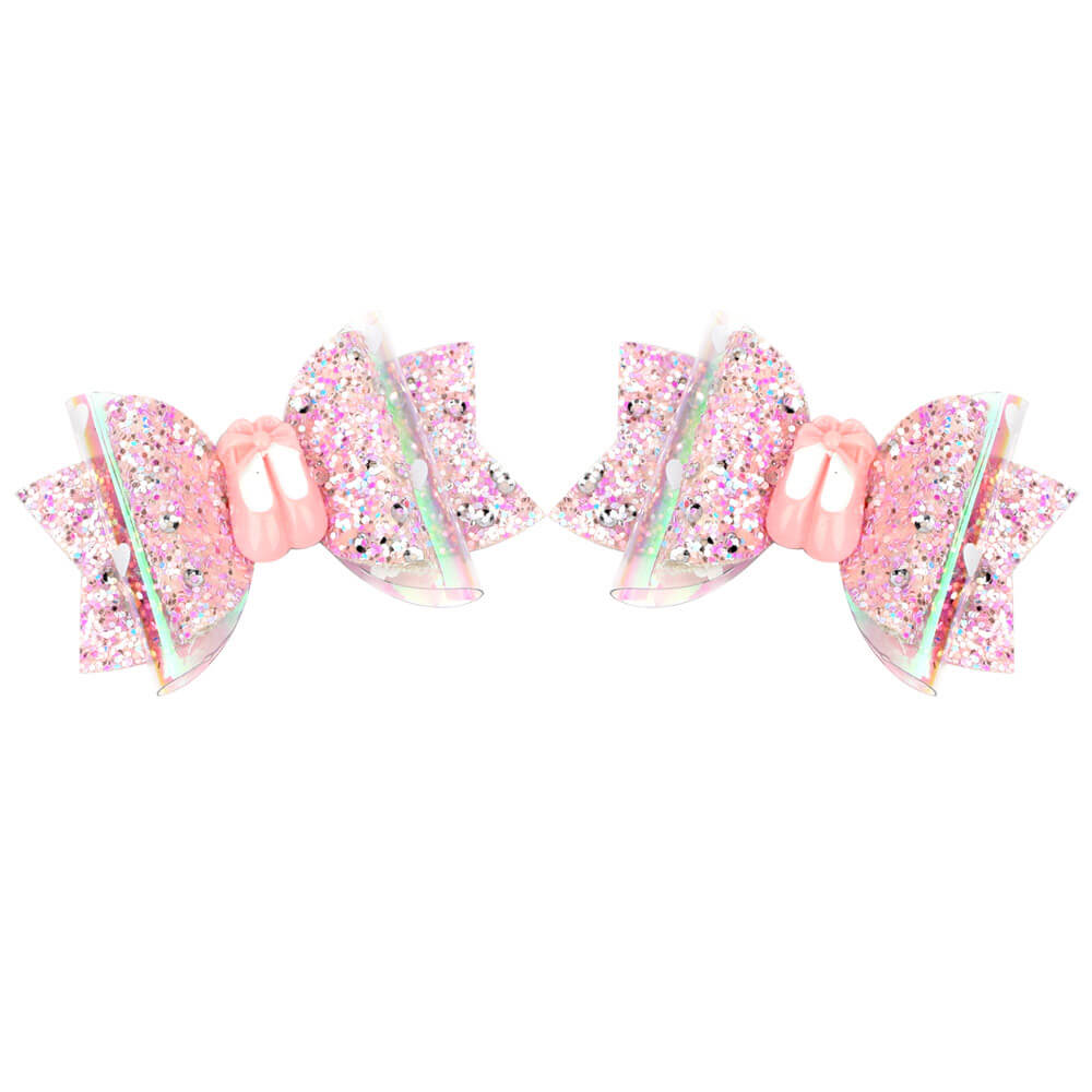 Ballet Girl Jelly Hair Bow Clips