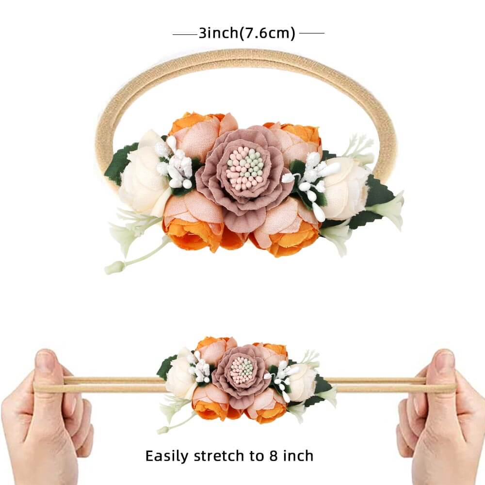 artificial flower headband