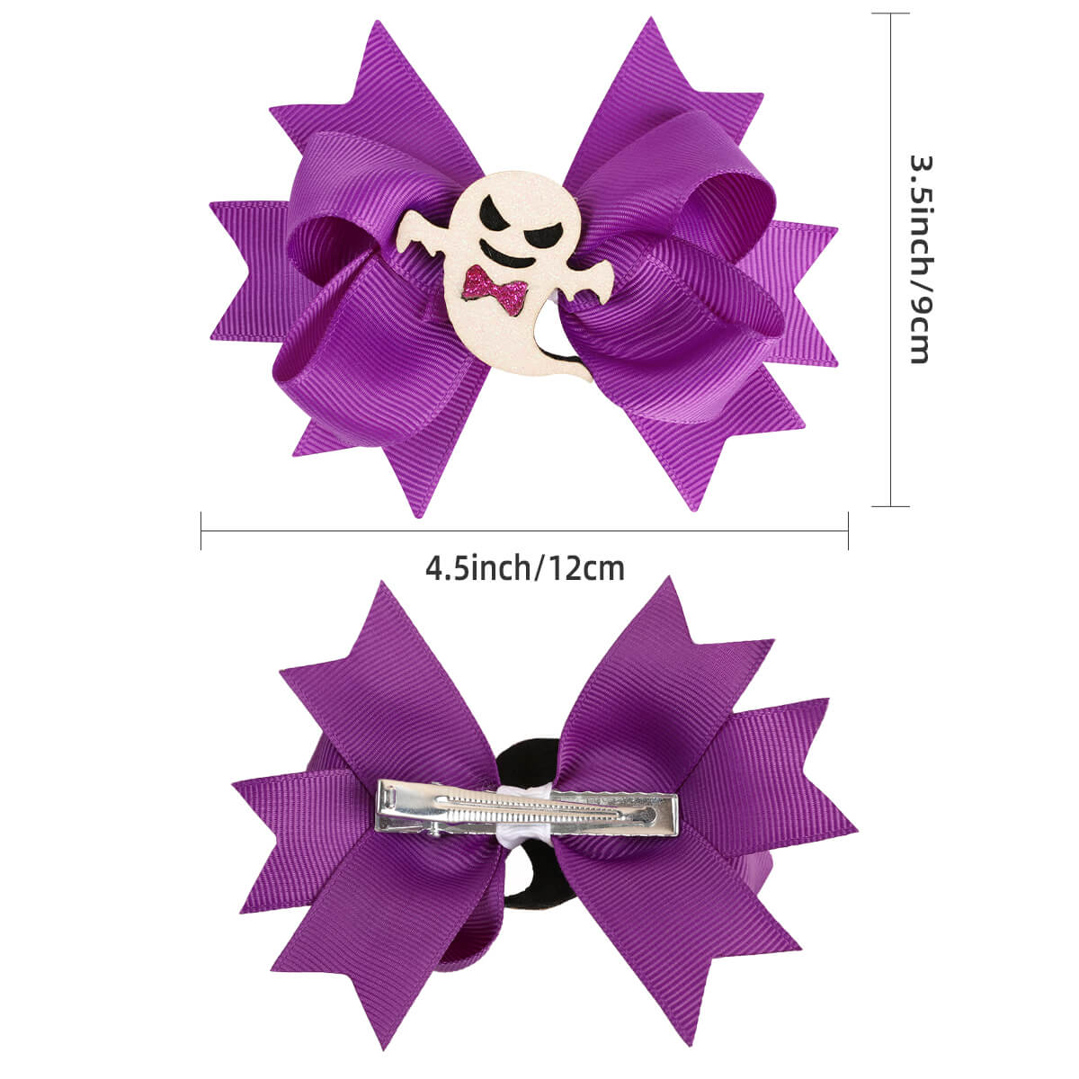 Halloween Forked Tail Hair Bows
