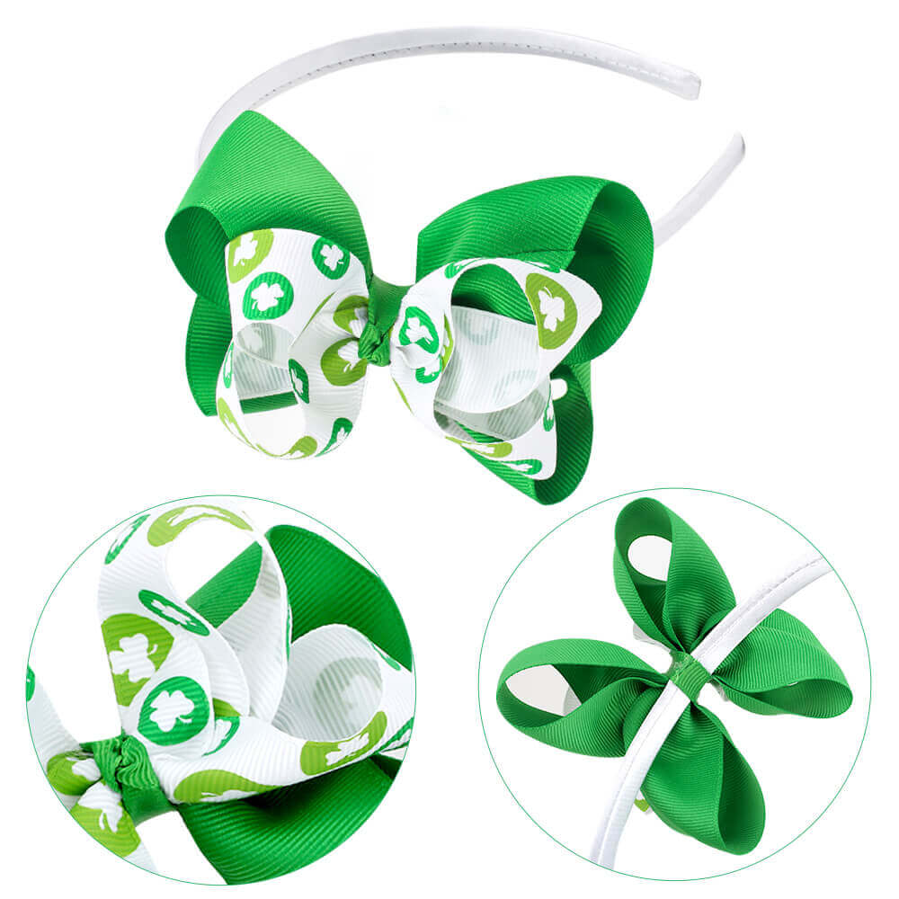 Girl Shamrock headband