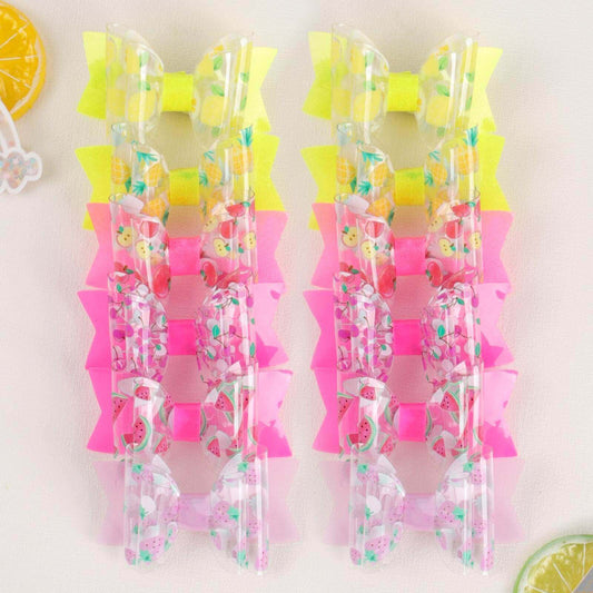 Pool Party Neon Jelly Hair Bows