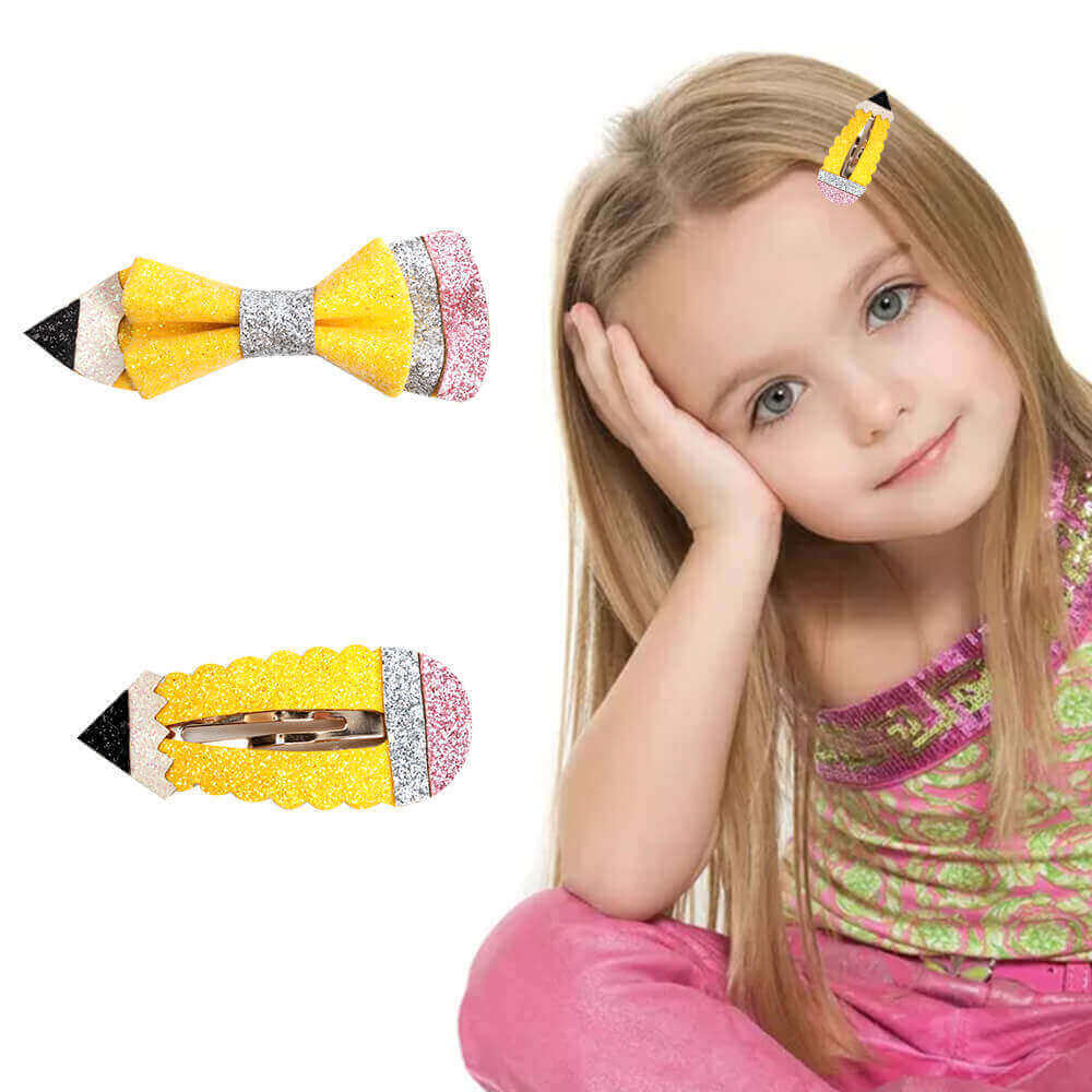 Back to School Pencil Hairpins