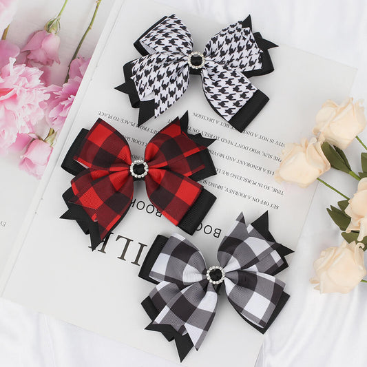 Grids hair bows