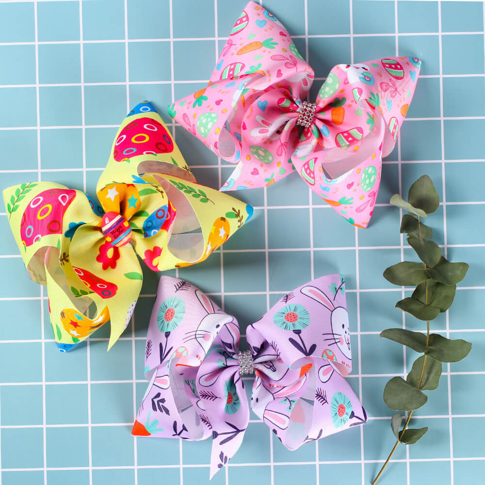 Cute Hair Bows for Girls | Easter Hair Accessories