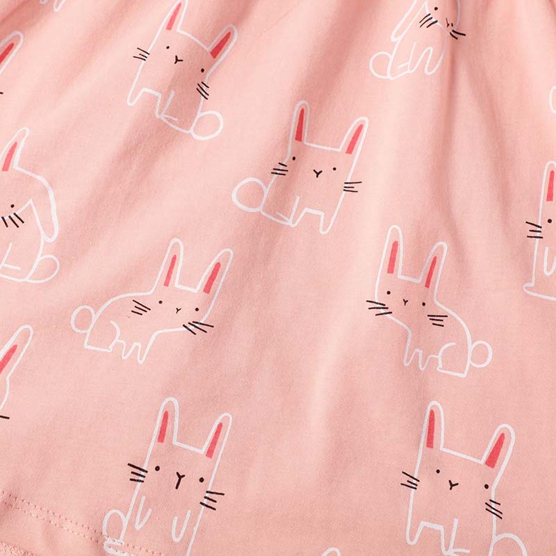 Cute Rabbit Summer Cotton Dress