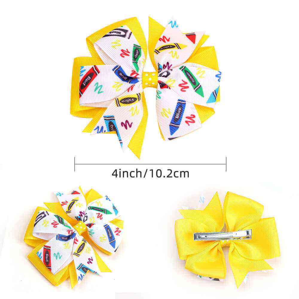 school hair bows for girl