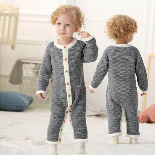 Long Sleeve Baby Romper Crawling Suit
