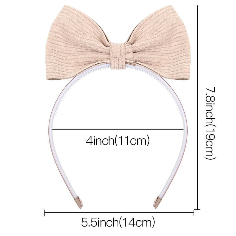 Corduroy Bows Winter Headbands