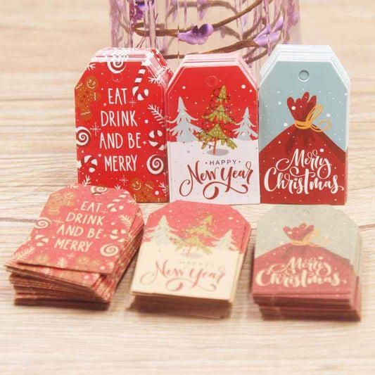 Gift Wrapping Paper Hanging Tags