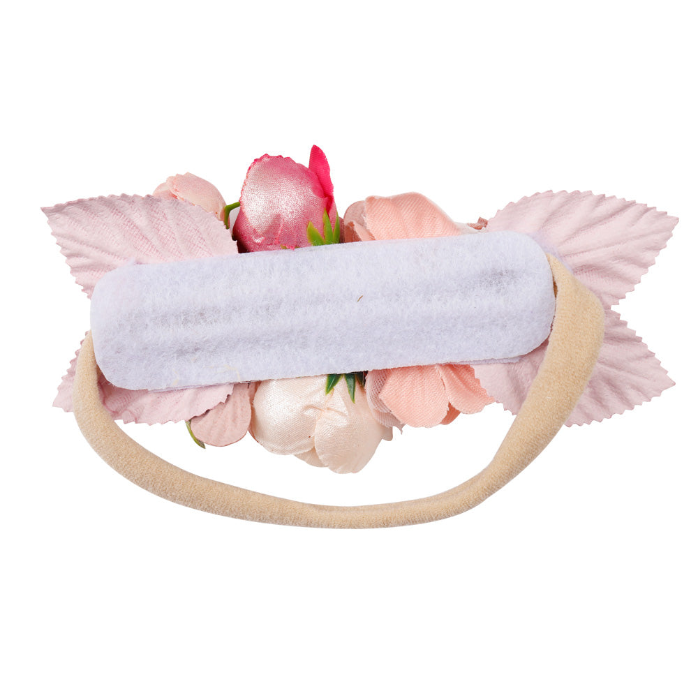 Lace Flower Nylon Headbands For Newborn