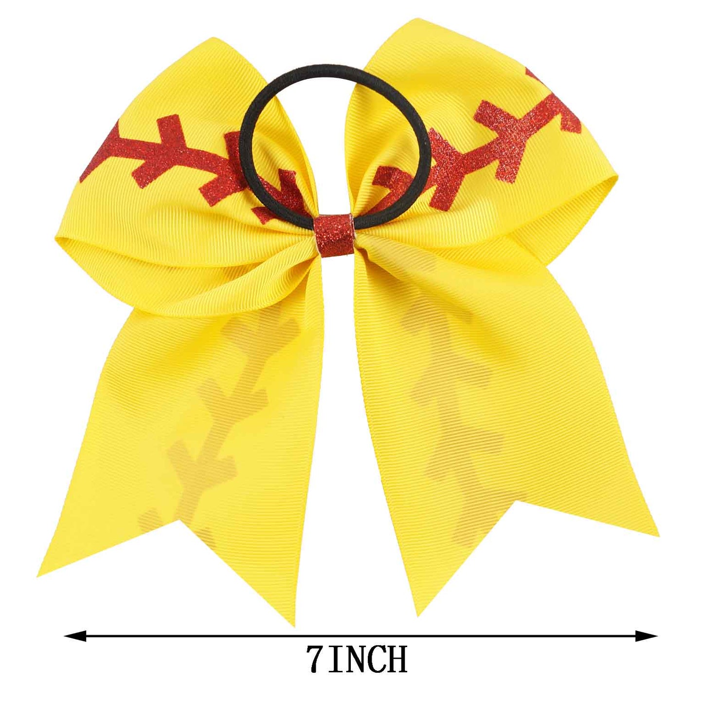 Softball Cheer Bows