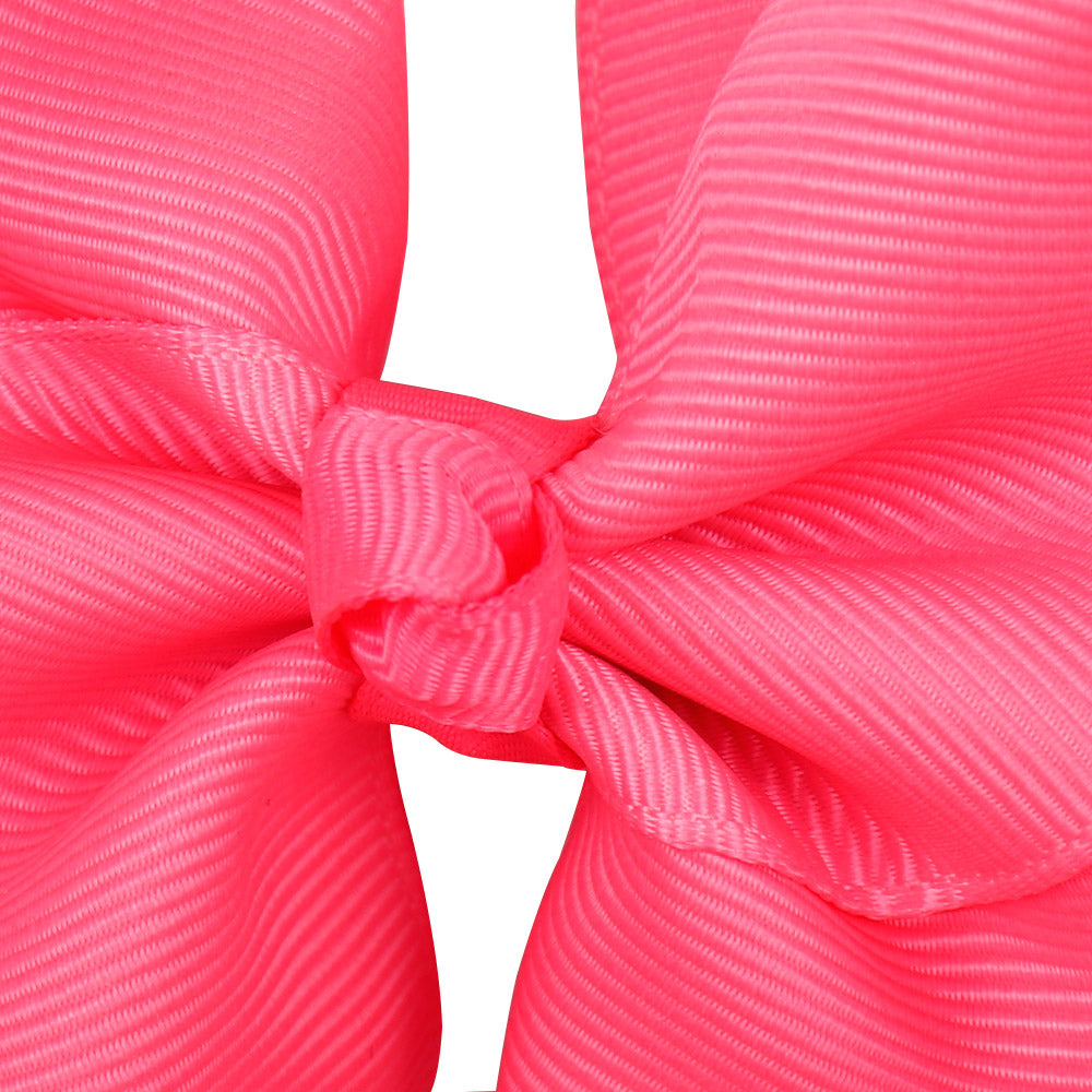 30PCS 6 inch Solid Color Hair Bows
