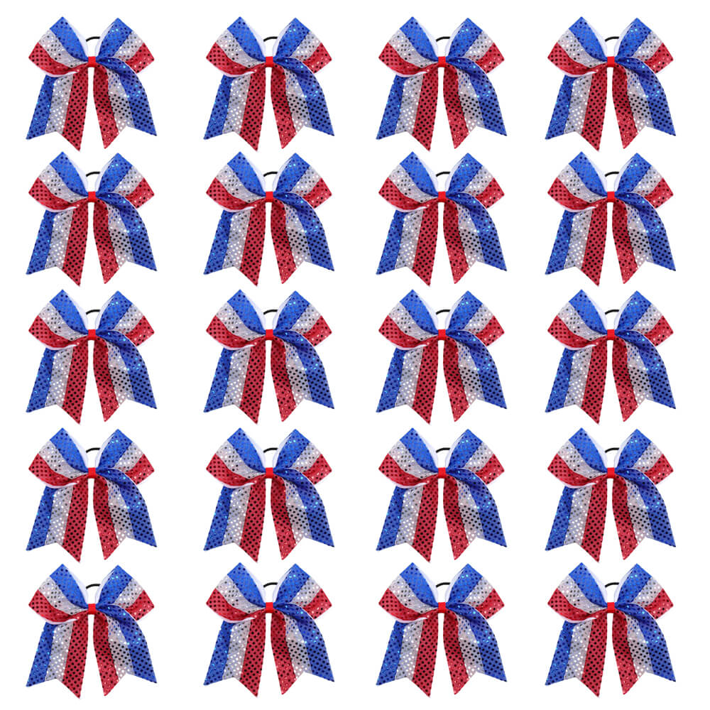 4th of July Cheer Bow
