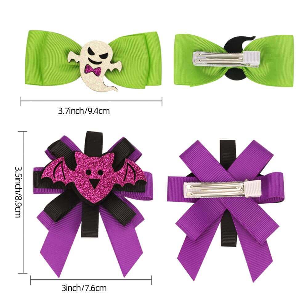 Halloween hair bows