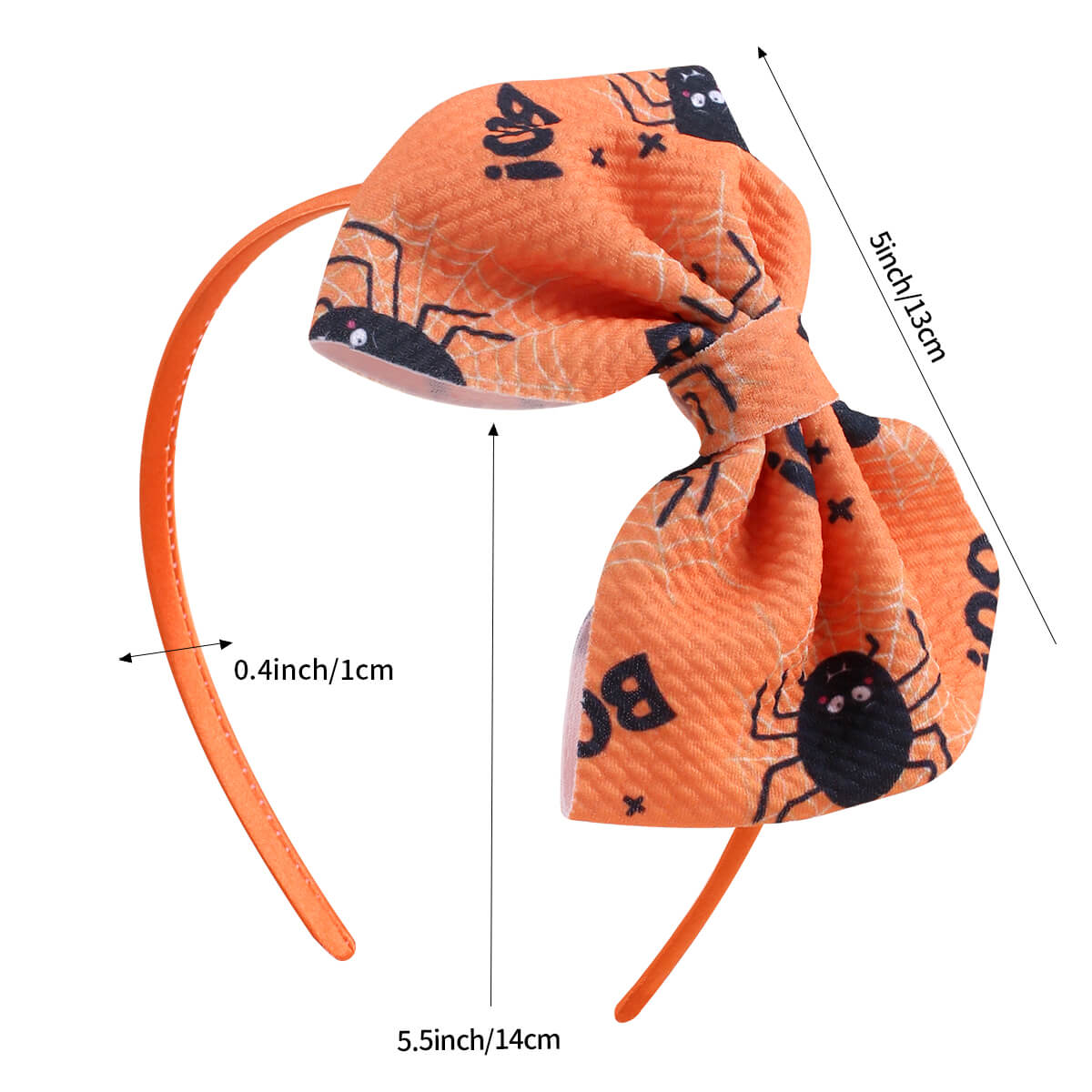 Halloween Bullet Fabric Bow Girl Hair Bands