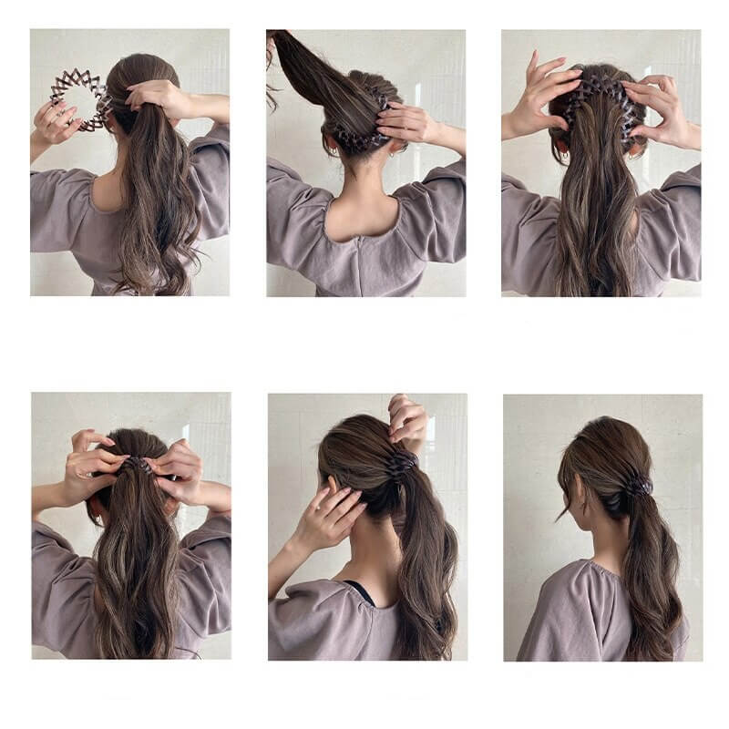 Women Horsetail Buckle Hair Claws