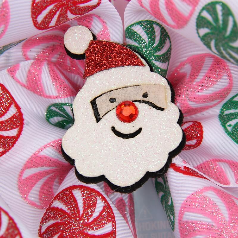 Christmas Santa Jojo Hair Bows