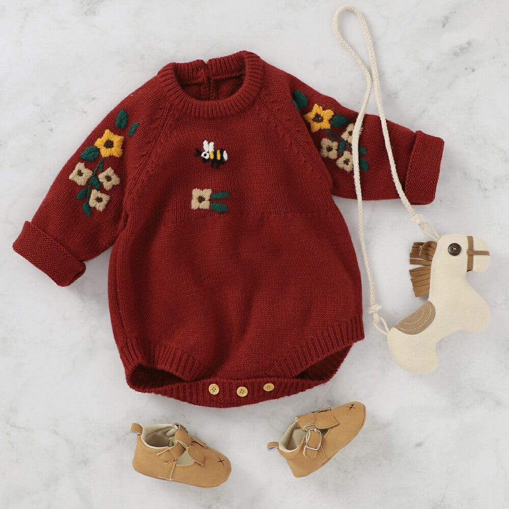 baby knitted romper