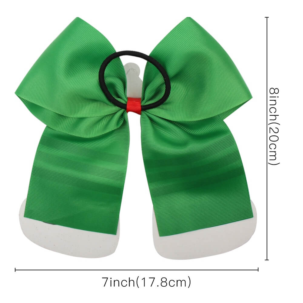 Christmas Glitter Shoes Cheer Bows